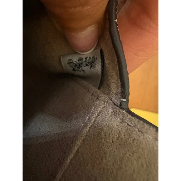 Coach Micro Crossbody Bag Womens Saddle Mini White Leather Butterfly Gold Chain - Picture 4 of 9